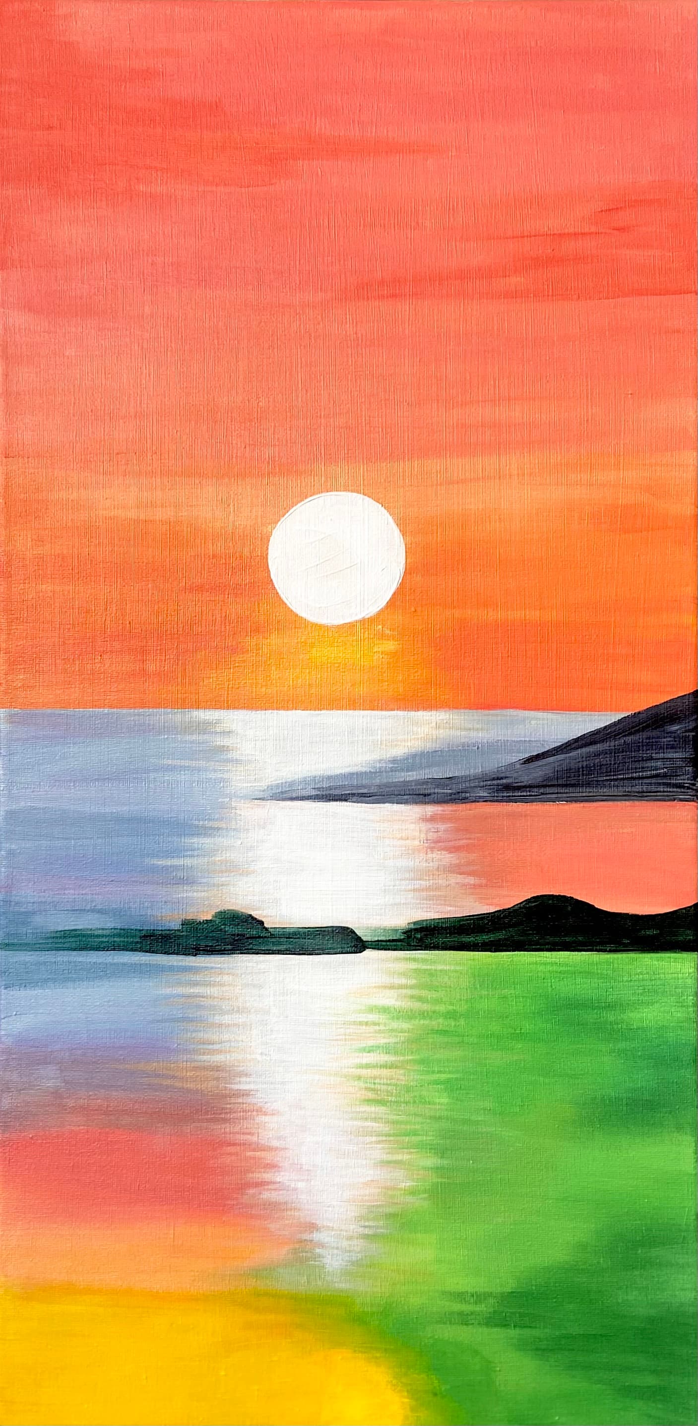 Sunset painting by Paggo